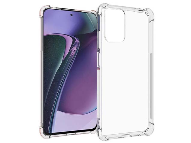 Gel Case with Bumper Edges for Motorola Moto G24 - Clear Soft Cover