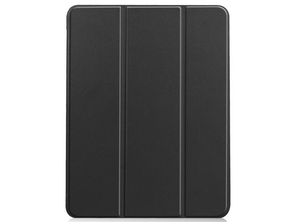 Synthetic Leather Flip Case with Stand for iPad Air 11 inch (2024) - Black