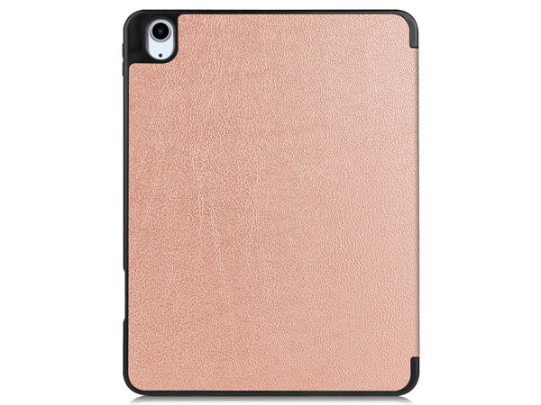 Synthetic Leather Flip Case with Stand for iPad Air 11 inch (2024) - Rose Gold