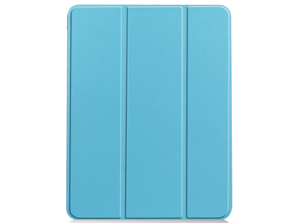 Synthetic Leather Flip Case with Stand for iPad Air 11 inch (2024) - Sky Blue