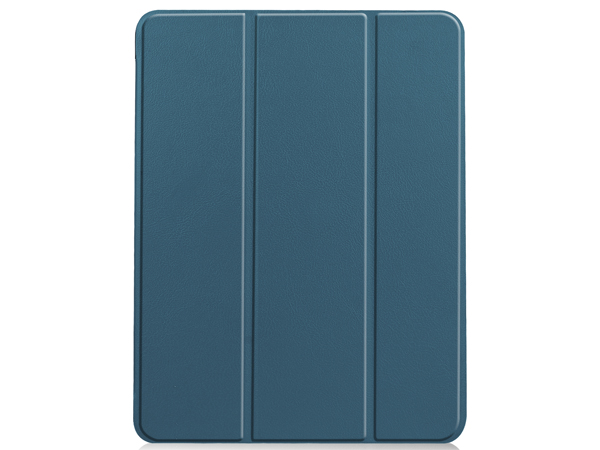 Synthetic Leather Flip Case with Stand for iPad Air 11 inch (2024) - Teal