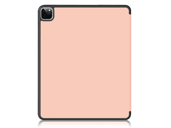 Synthetic Leather Flip Case with Stand for iPad Air 13 inch (2024) - Apricot