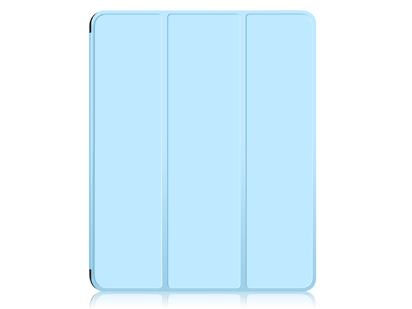 Synthetic Leather Flip Case with Stand for iPad Air 13 inch (2024) - Baby Blue