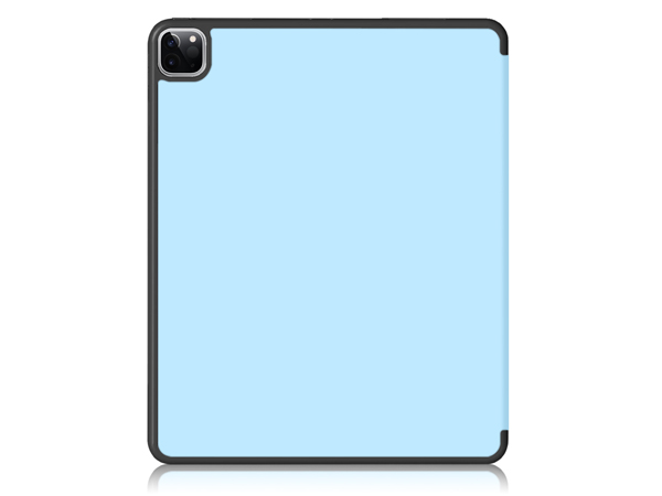 Synthetic Leather Flip Case with Stand for iPad Air 13 inch (2024) - Baby Blue