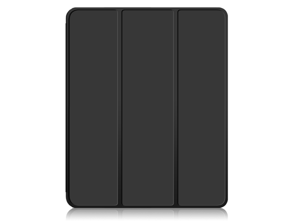 Synthetic Leather Flip Case with Stand for iPad Air 13 inch (2024) - Black