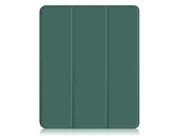 Synthetic Leather Flip Case with Stand for iPad Air 13 inch (2024) - Green