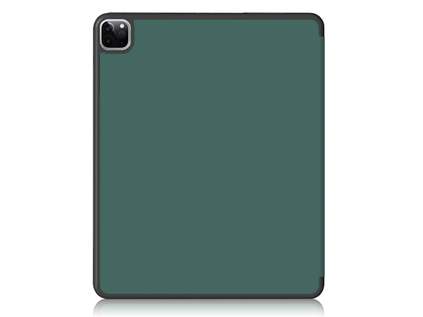 Synthetic Leather Flip Case with Stand for iPad Air 13 inch (2024) - Green