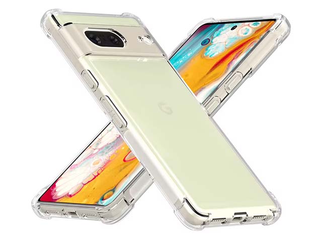 Gel Case with Bumper Edges for Google Pixel 8a - Clear Soft Cover