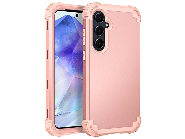 Defender Case for the Samsung Galaxy A55 - Pink Impact Case