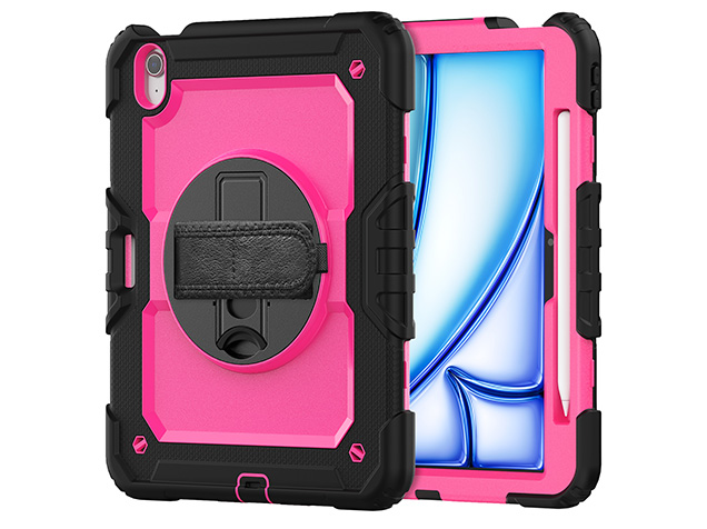 Rugged Impact Case for iPad Air 11 (2024) - Pink Impact Case