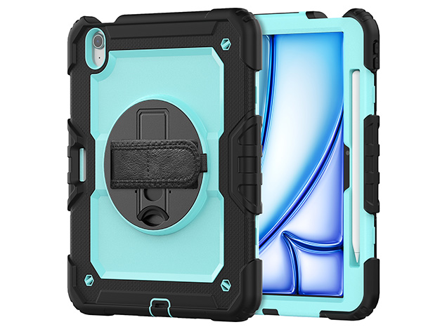 Rugged Impact Case for iPad Air 11 (2024) - Sky Blue Impact Case
