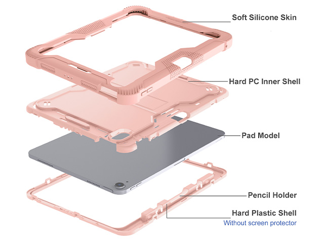 Impact Case for the iPad Air 11 (2024) - Pink