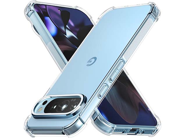 Gel Case with Bumper Edges for Google Pixel 9 - Clear Soft Cover