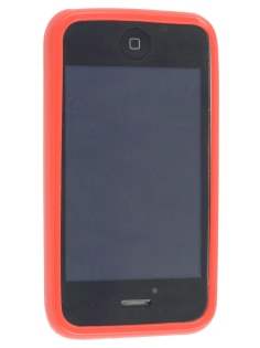 Frosted Colour TPU Gel Case for iPhone 3GS/3G - Red