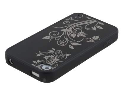 LIM'S Fashionable Protective Case for iPhone 4S/4 - Black