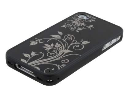 LIM'S Fashionable Protective Case for iPhone 4S/4 - Black
