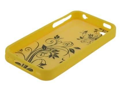 LIM'S Fashionable Protective Case for iPhone 4S/4 - Yellow