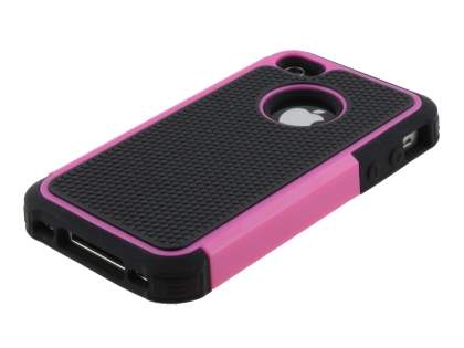 iPhone 4S/4 Impact Case - Pink/Classic Black