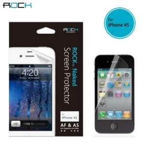 ROCK AF & AS Screen and Back Protector for  iPhone 4S/4
