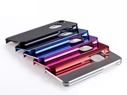 MOMAX Ultra-Thin Metallic Case for iPhone SE(1st Gen)/5s/5 - Metallic Red