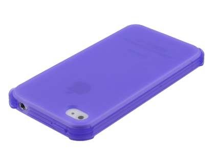 Frosted Colour TPU Gel Case for iPhone 4/4S - Purple