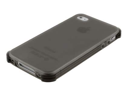 Frosted Colour TPU Gel Case for iPhone 4/4S - Frosted Grey