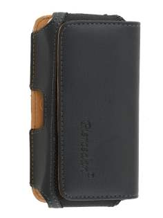 Samsung Galaxy Ace S5830 Synthetic Leather Belt Pouch - Classic Black Belt Pouch