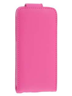 Genuine Leather Flip Case for iPhone 5c - Pink