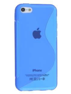 Wave Case for iPhone 5c - Frosted Blue/Blue Soft Cover