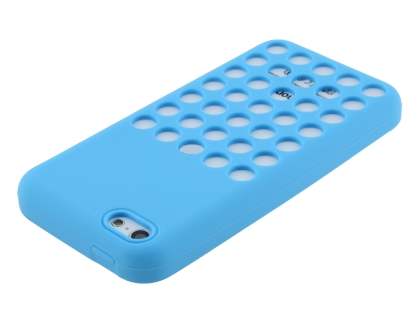Silicone Rubber Case for iPhone 5c - Sky Blue