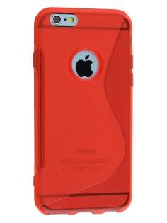 Wave Case for iPhone 6s Plus/6 Plus - Frosted Red/Red