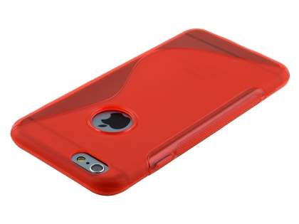 Wave Case for iPhone 6s Plus/6 Plus - Frosted Red/Red