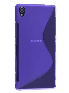 Wave Case for Sony Xperia Z3 - Frosted Purple/Purple Soft Cover