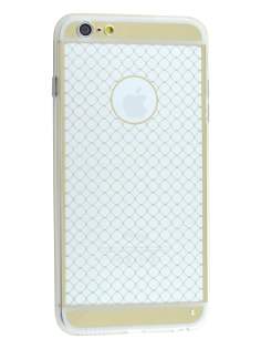 Pattern TPU Case for iPhone 6s Plus/6 Plus - Gold/Clear