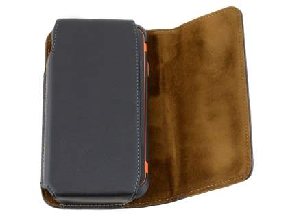 Extra Tough Genuine Leather Shinecolours Belt Pouch Naked Mobile Only