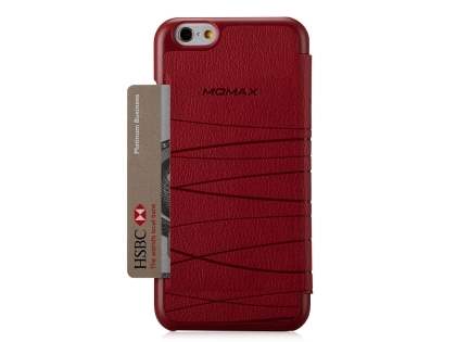 Momax Elite Premium Flip Cover for iPhone 6s/6 - Red