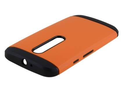 Impact Case for Motorola Moto G 3rd Gen - Orange/Black Impact Case