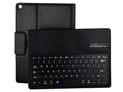 Synthetic Leather Case with Bluetooth Keyboard for iPad Pro 12.9 (1st & 2nd Gen) - Black