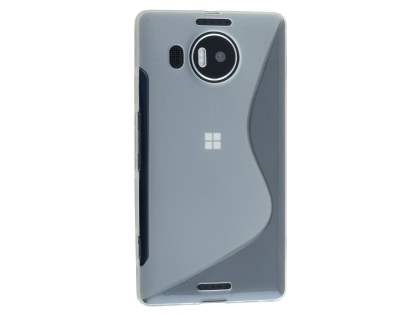 Wave Case for Microsoft Lumia 950 XL - Frosted Clear/Clear Soft Cover