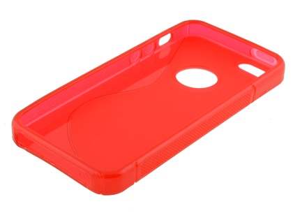 Wave Case for iPhone SE(1st Gen)/5s/5 - Frosted Red/Red