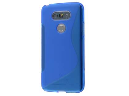 Wave Case for LG G5 - Frosted Blue/Blue Soft Cover