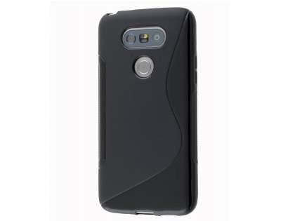 Wave Case for LG G5 - Frosted Black/Black Soft Cover