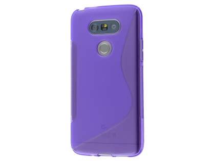 Wave Case for LG G5 - Frosted Purple/Purple Soft Cover