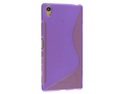 Wave Case for Sony Xperia Z5 Premium - Frosted Purple/Purple Soft Cover