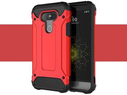 LG G5 Impact Case - Red/Black Impact Case