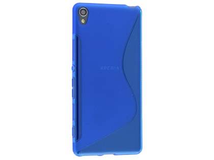 Wave Case for Sony Xperia XA - Frosted Blue/Blue Soft Cover