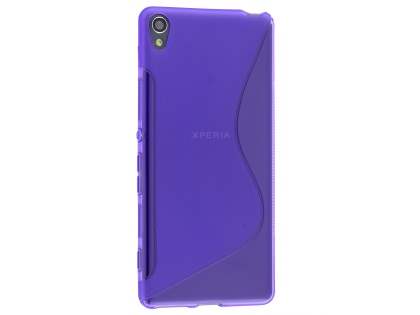 Wave Case for Sony Xperia XA - Frosted Purple/Purple Soft Cover