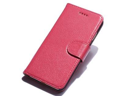 Premium Leather Wallet Case for iPhone 8/7 - Pink
