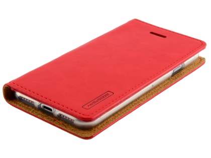 Mercury Goospery Blue Moon Wallet Case for iPhone 8/7 - Red