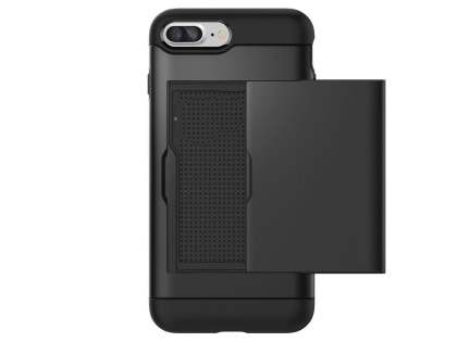 Impact Case with Card Pocket for iPhone 8 Plus/7 Plus - Grey